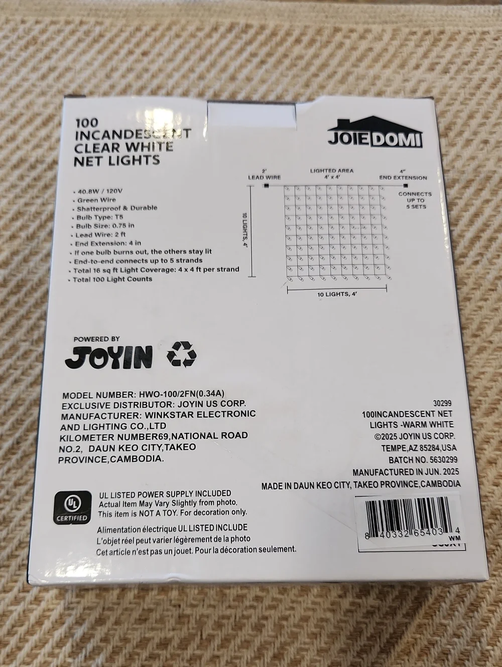 Net Lights - 100 Count Clear